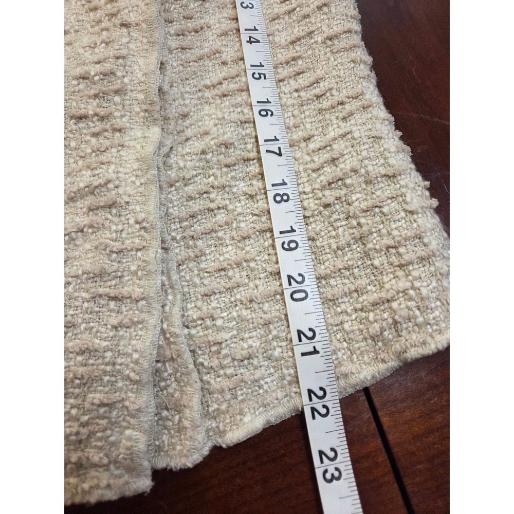 Cabi‎ Women Beige Textured Boucle Blazer Double Breasted Snap Jacket Size M - Picture 11 of 11